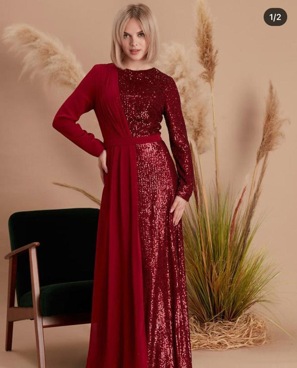 Bryony formal sequins gown