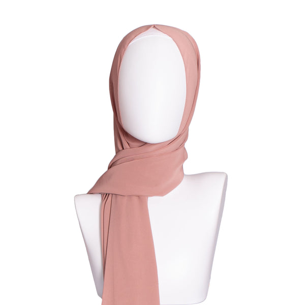 Shrimp pink shawl