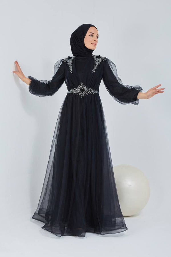 Eileen tulle formal gown