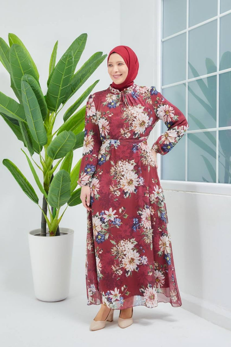 Cassia floral dress