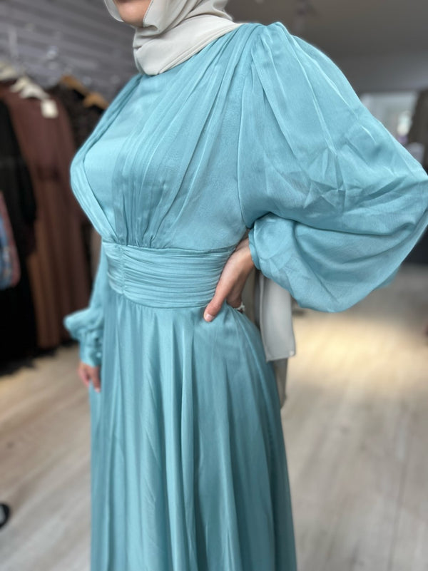 Cleo dress- turquoise